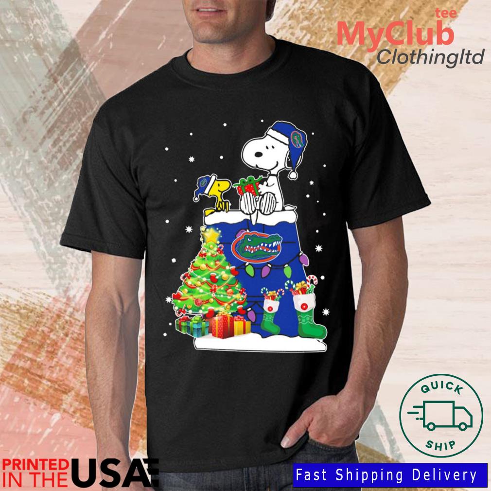 Snoopy And Woodstock Florida Gators Merry Christmas sweater