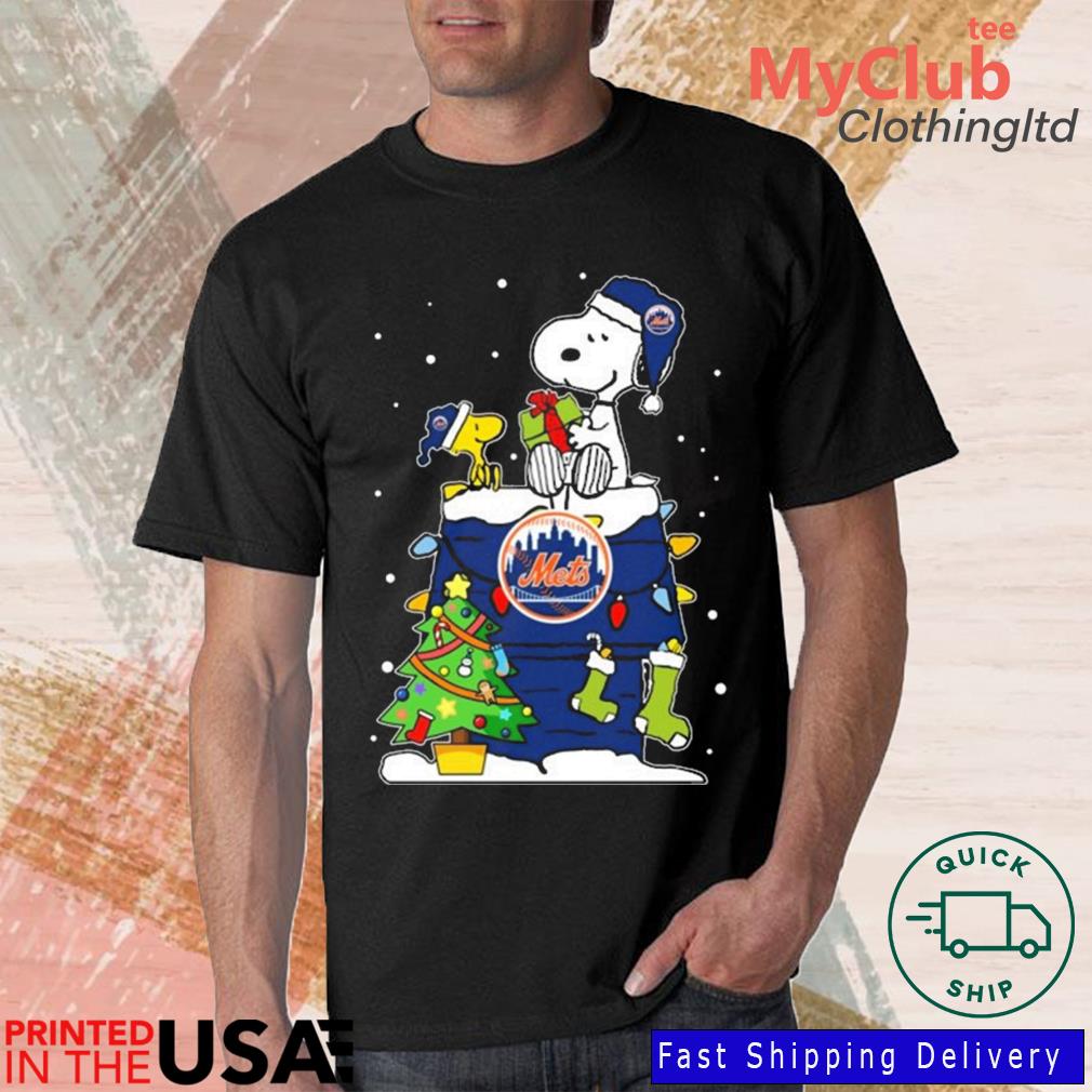 Snoopy And Woodstock New York Mets Merry Christmas sweater