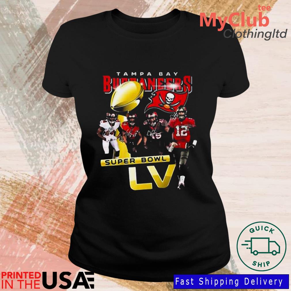 Tampa bay buccaneers super bowl lvi signatures shirt, hoodie, sweater, long  sleeve and tank top