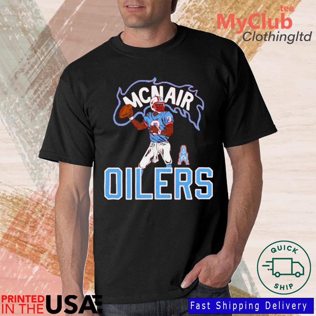 McNair Oilers Steve McNair Tennessee Oilers football shirt, hoodie, sweater  and v-neck t-shirt