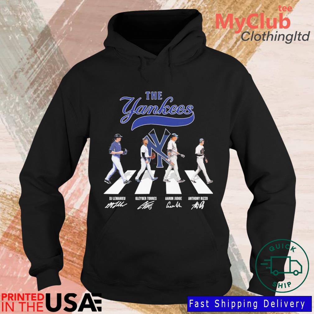 The Yankees Dj Lemahieu Gleyber Torres Aaron Judge Anthony Rizzo Signatures  T-Shirt, hoodie, sweater, long sleeve and tank top