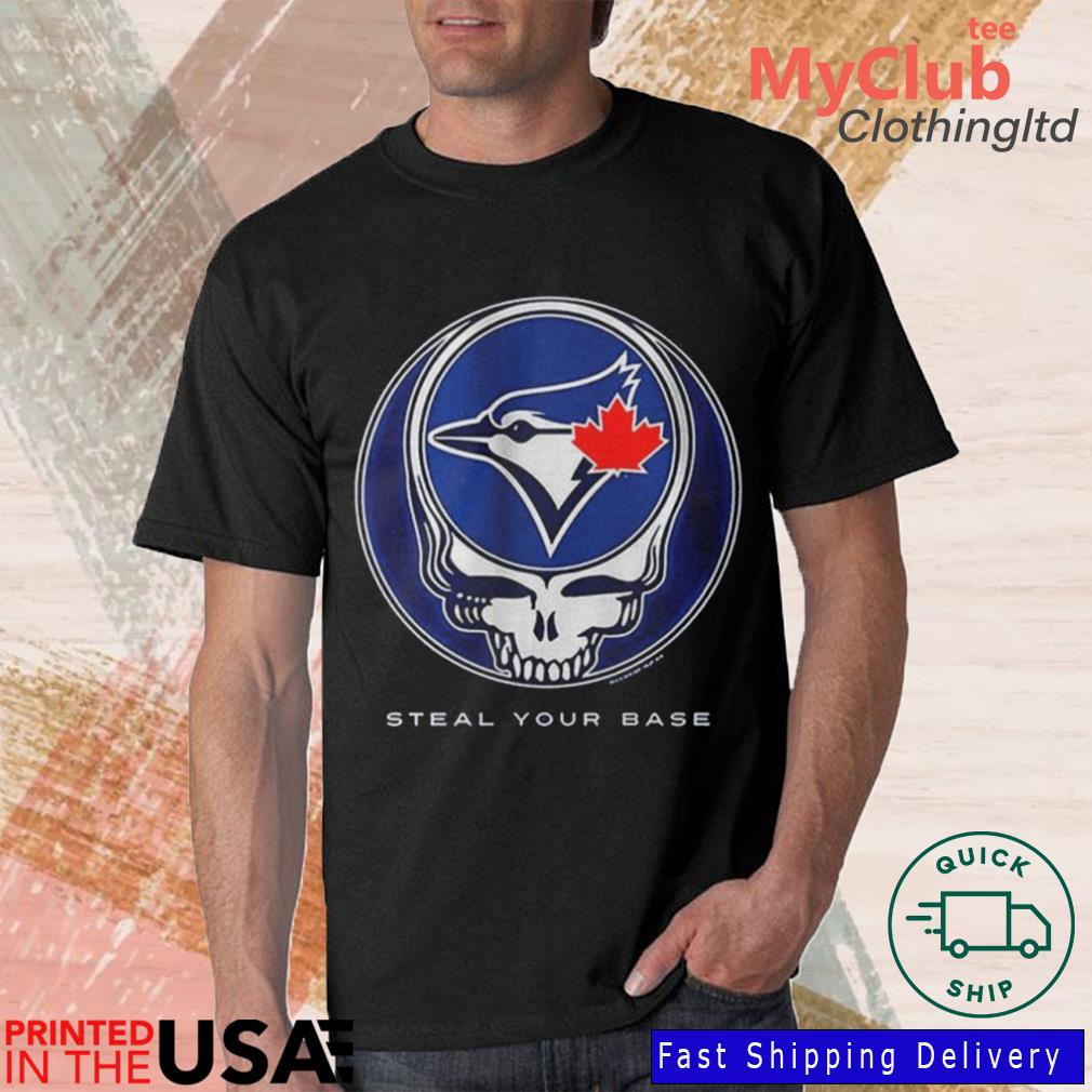 Toronto Blue Jays Steal Your Base Blue Athletic T-Shirt