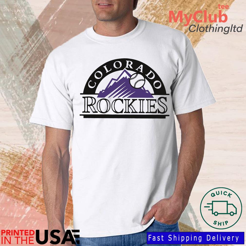 Colorado Rockies Shirt Vintage Baseball Tee 90s MLB Logo